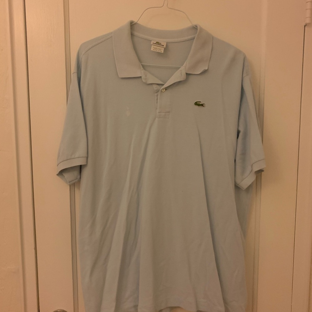 Sky Blue Lacoste Polo Size 9